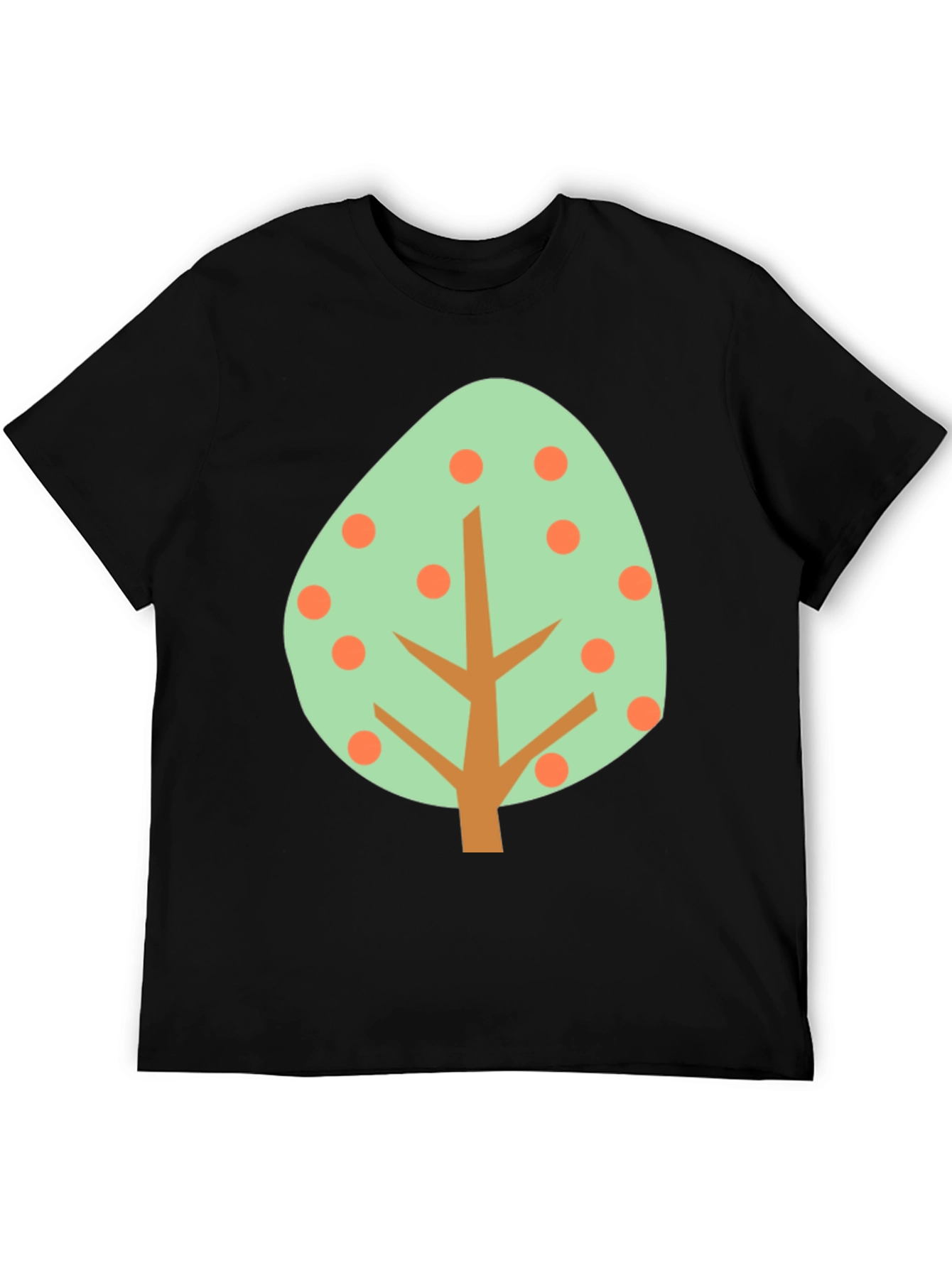 Abstract Tree Graphic Tee - Casual Style
