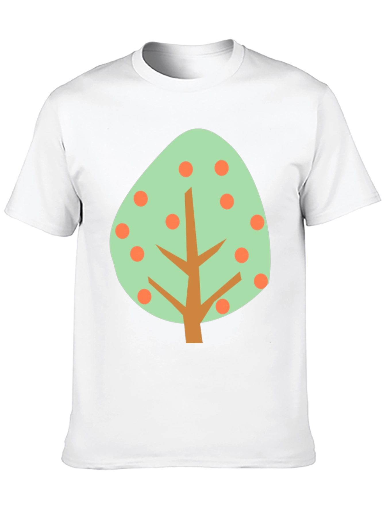 Abstract Tree Graphic Tee - Casual Style
