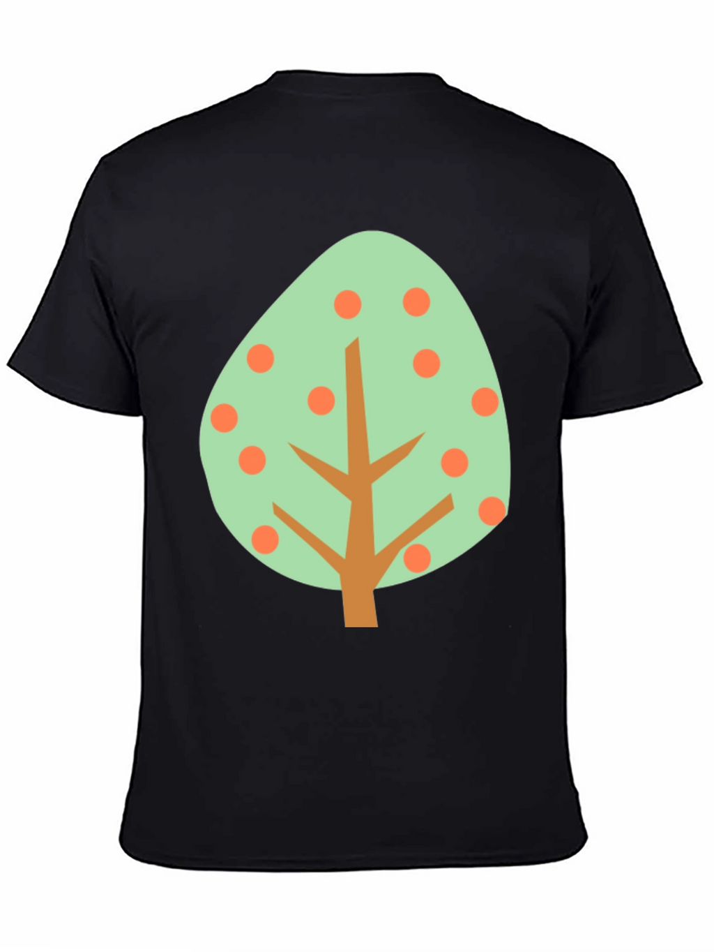 Abstract Tree Graphic Tee - Casual Style
