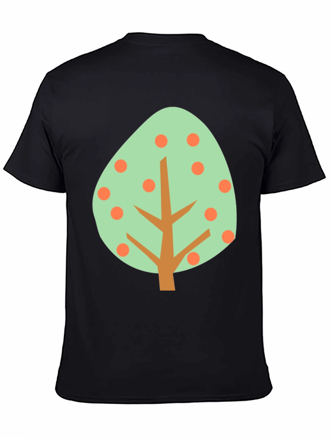 Abstract Tree Graphic Tee - Casual Style