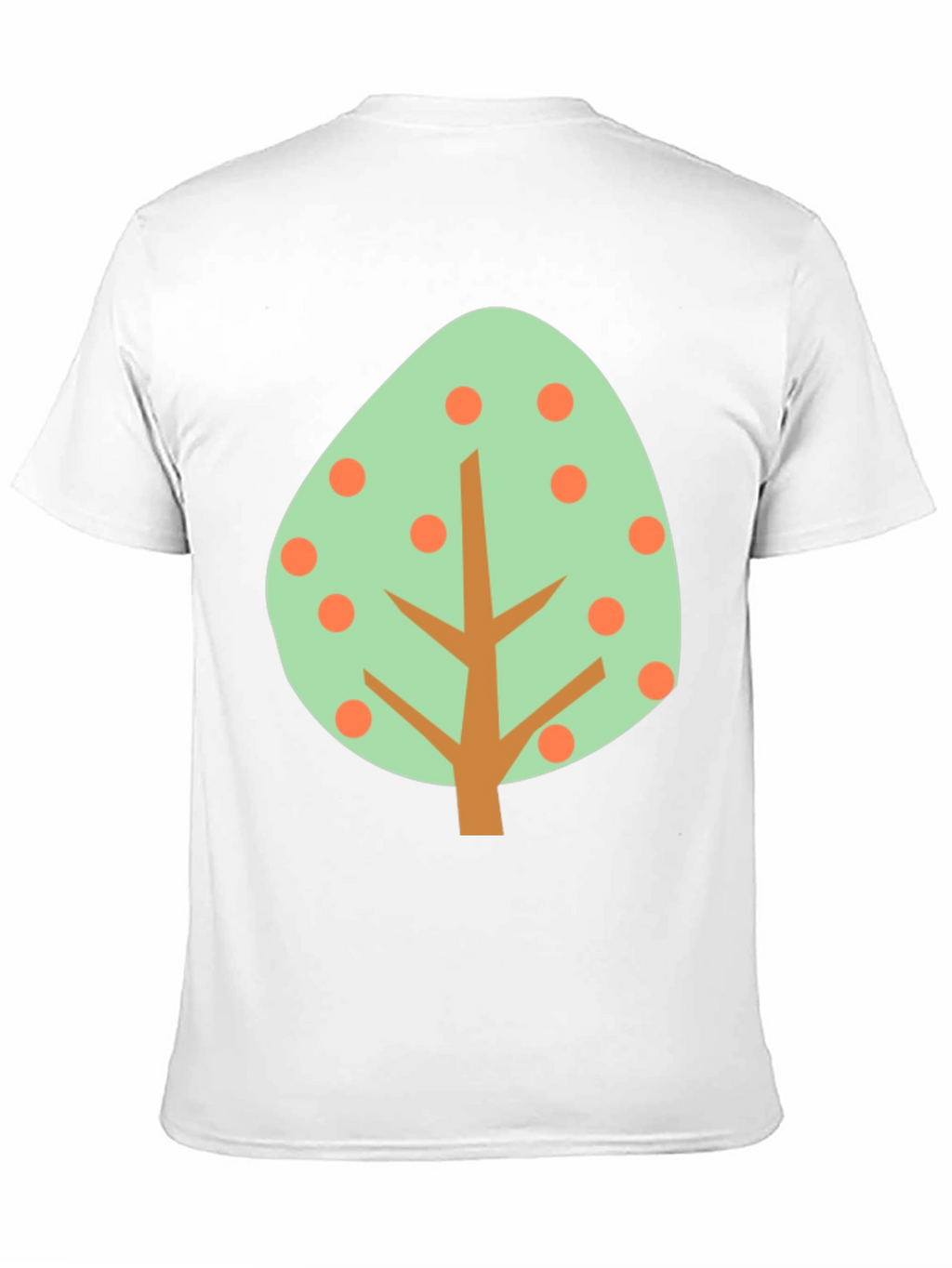 Abstract Tree Graphic Tee - Casual Style