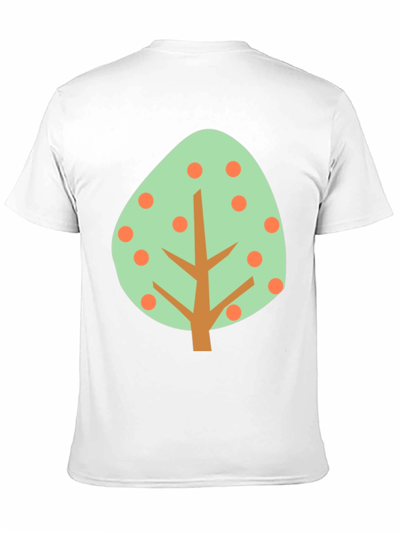 Abstract Tree Graphic Tee - Casual Style