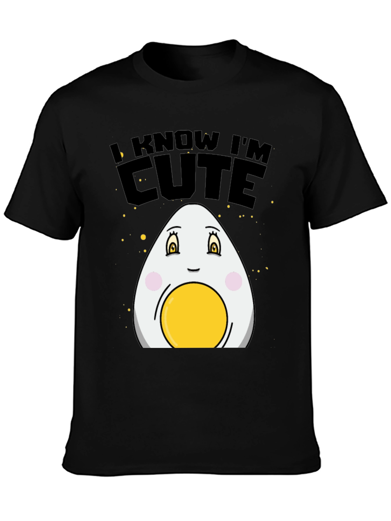 Cute Egg Graphic T-Shirt - Funny Foodie Tee