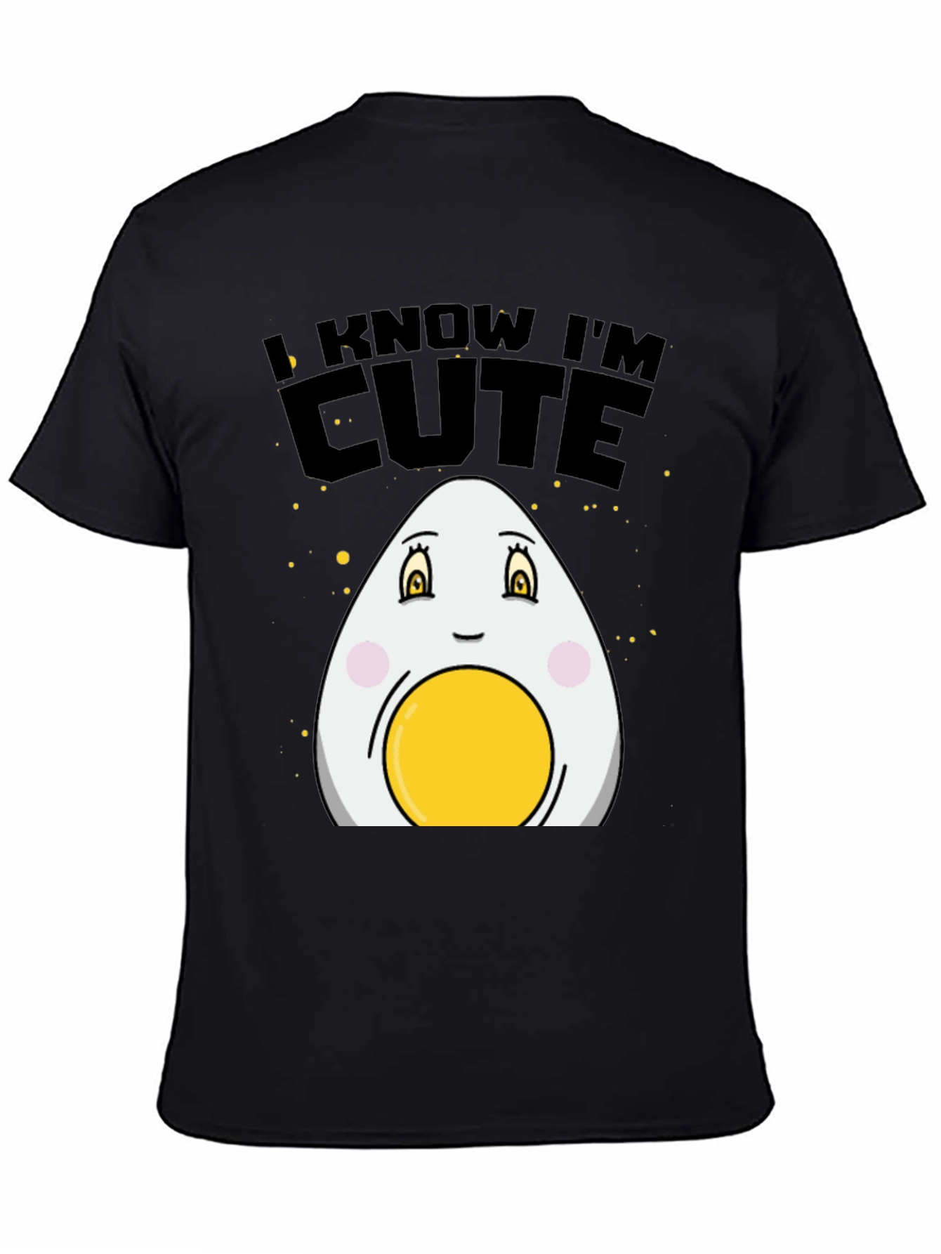 Cute Egg Graphic T-Shirt - Funny Foodie Tee