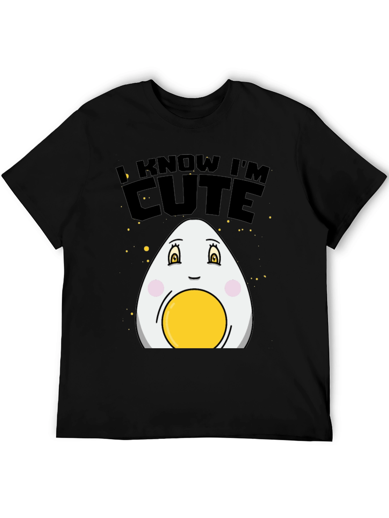 Cute Egg Graphic T-Shirt - Funny Foodie Tee
