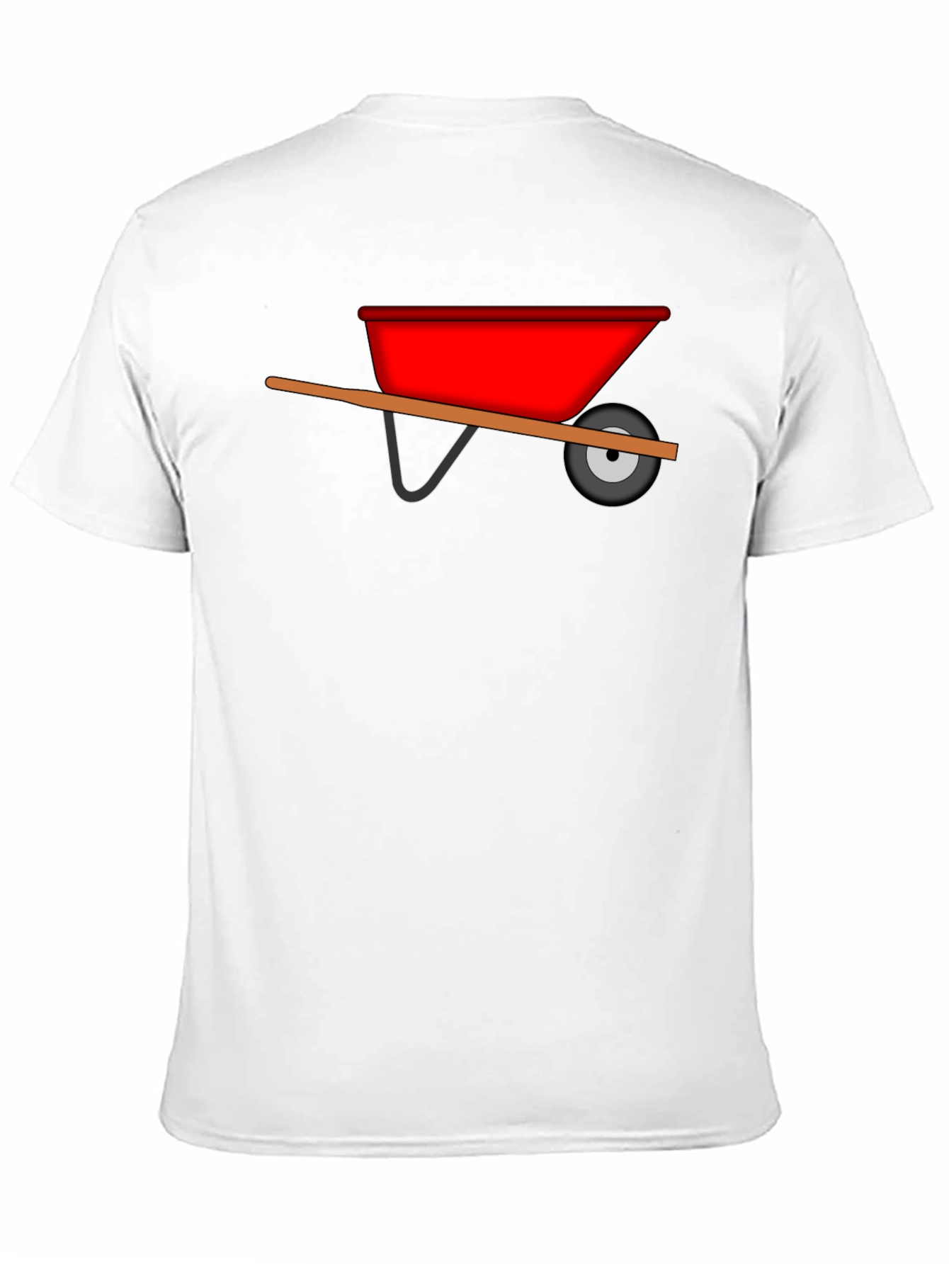 Wheelbarrow Graphic Tee - Black Cotton Casual