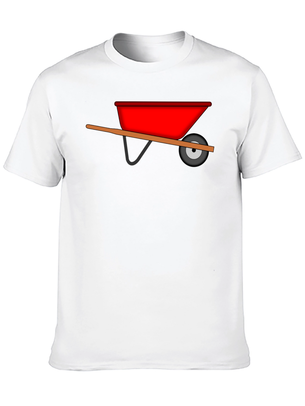 Wheelbarrow Graphic Tee - Black Cotton Casual