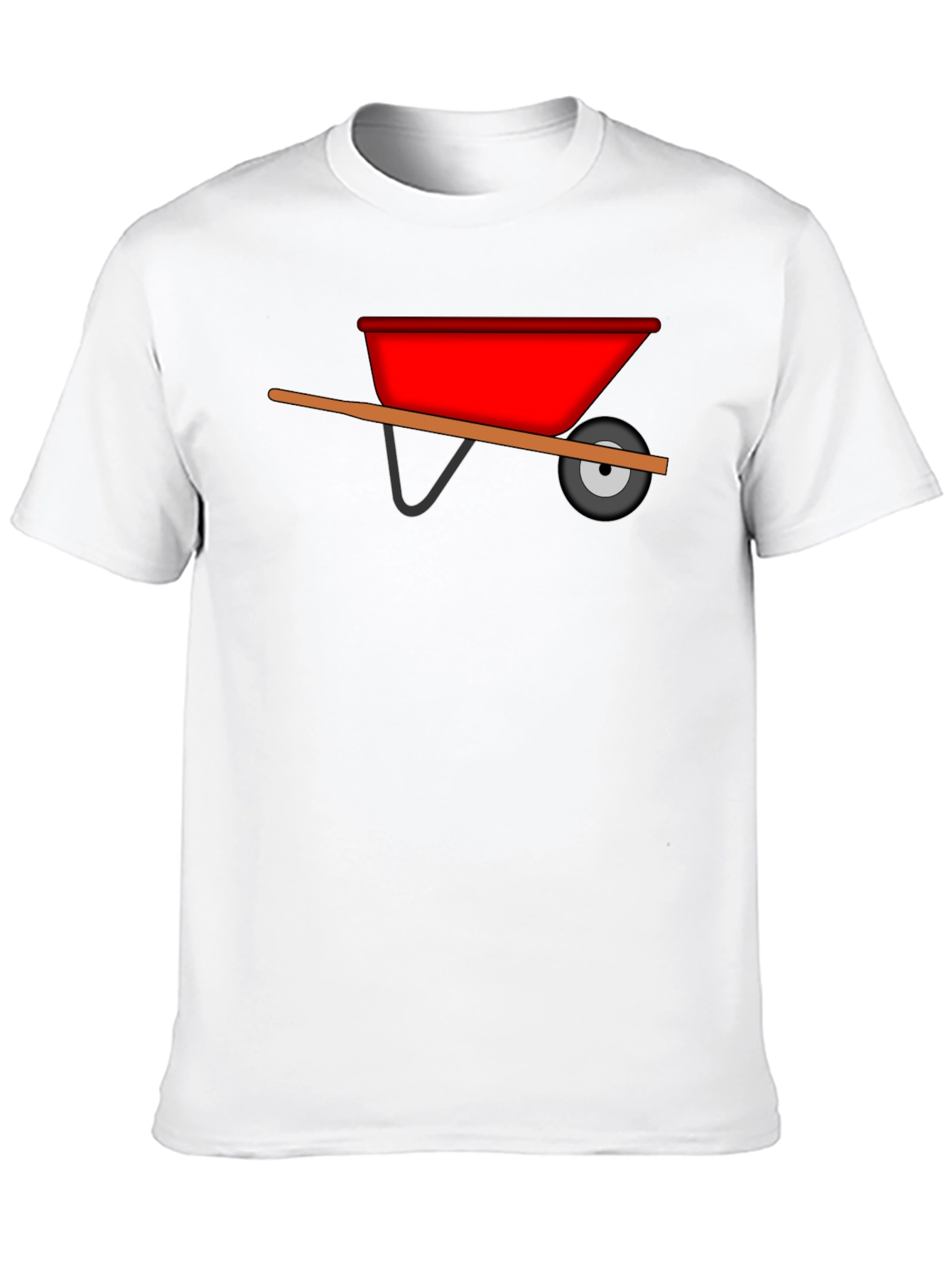 Wheelbarrow Graphic Tee - Black Cotton Casual