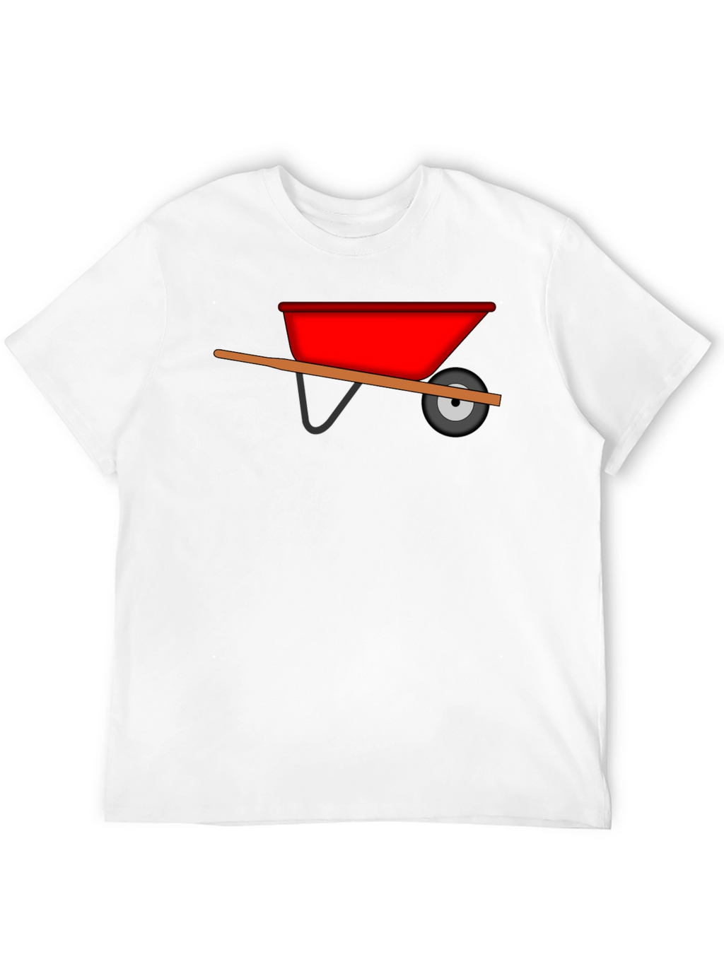 Wheelbarrow Graphic Tee - Black Cotton Casual