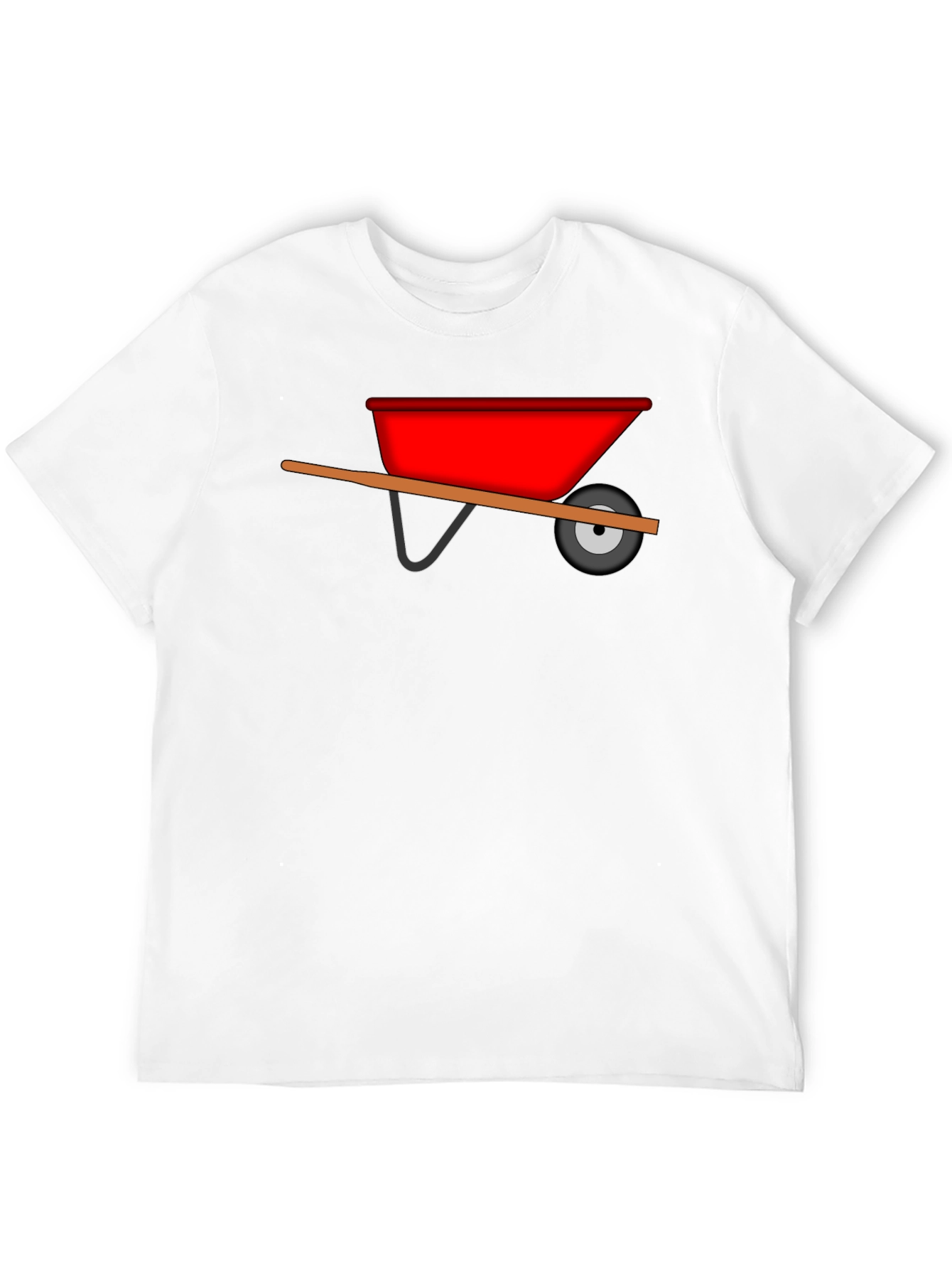 Wheelbarrow Graphic Tee - Black Cotton Casual