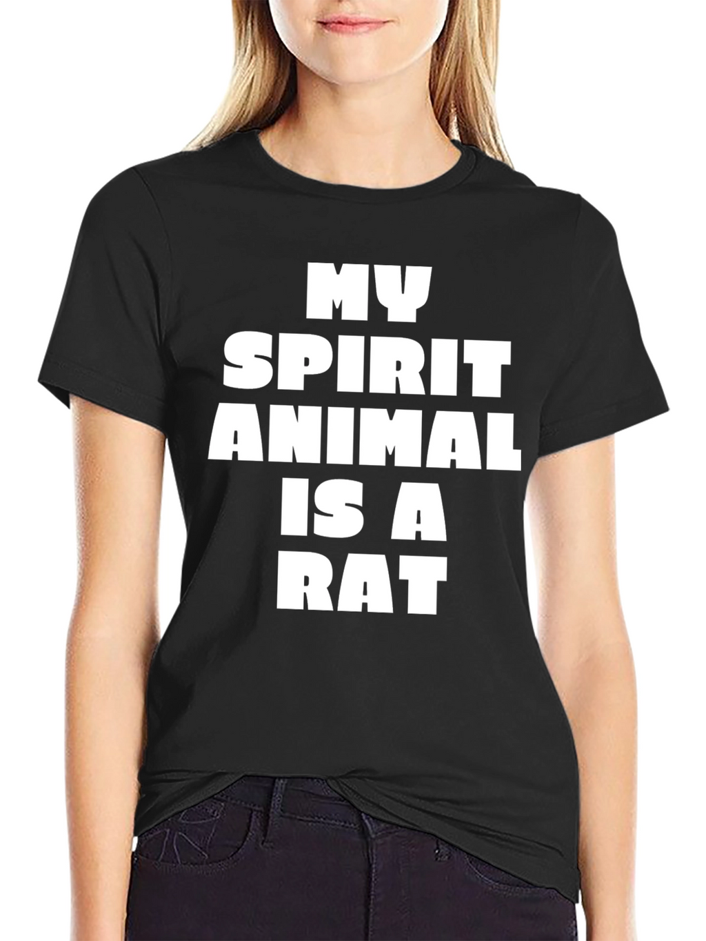 Rat Spirit Animal T-Shirt Funny Graphic Tee