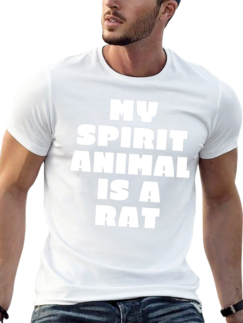 Rat Spirit Animal T-Shirt Funny Graphic Tee
