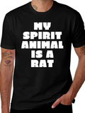 Rat Spirit Animal T-Shirt Funny Graphic Tee