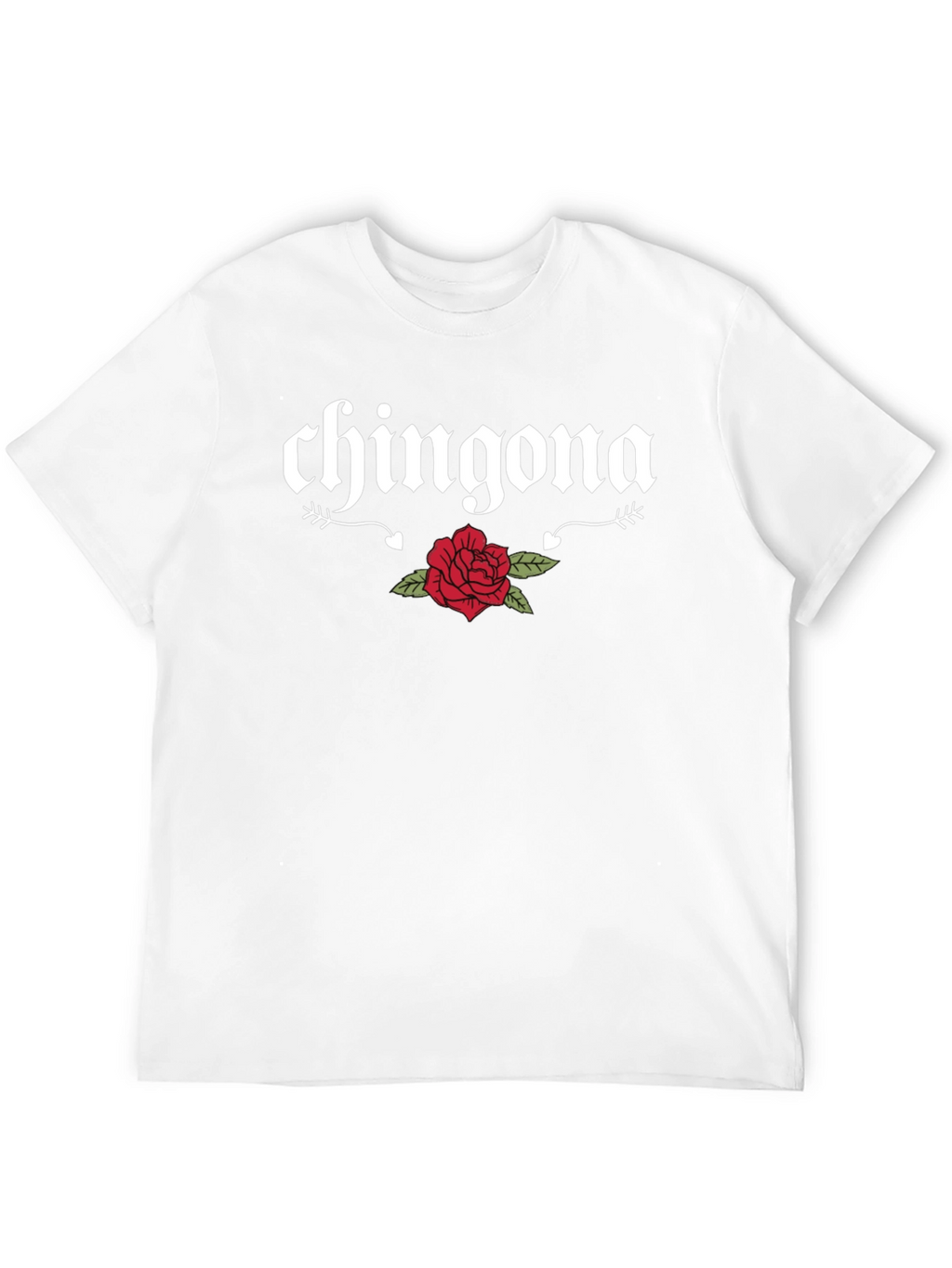 Chingona Rose Graphic Tee - Bold & Stylish