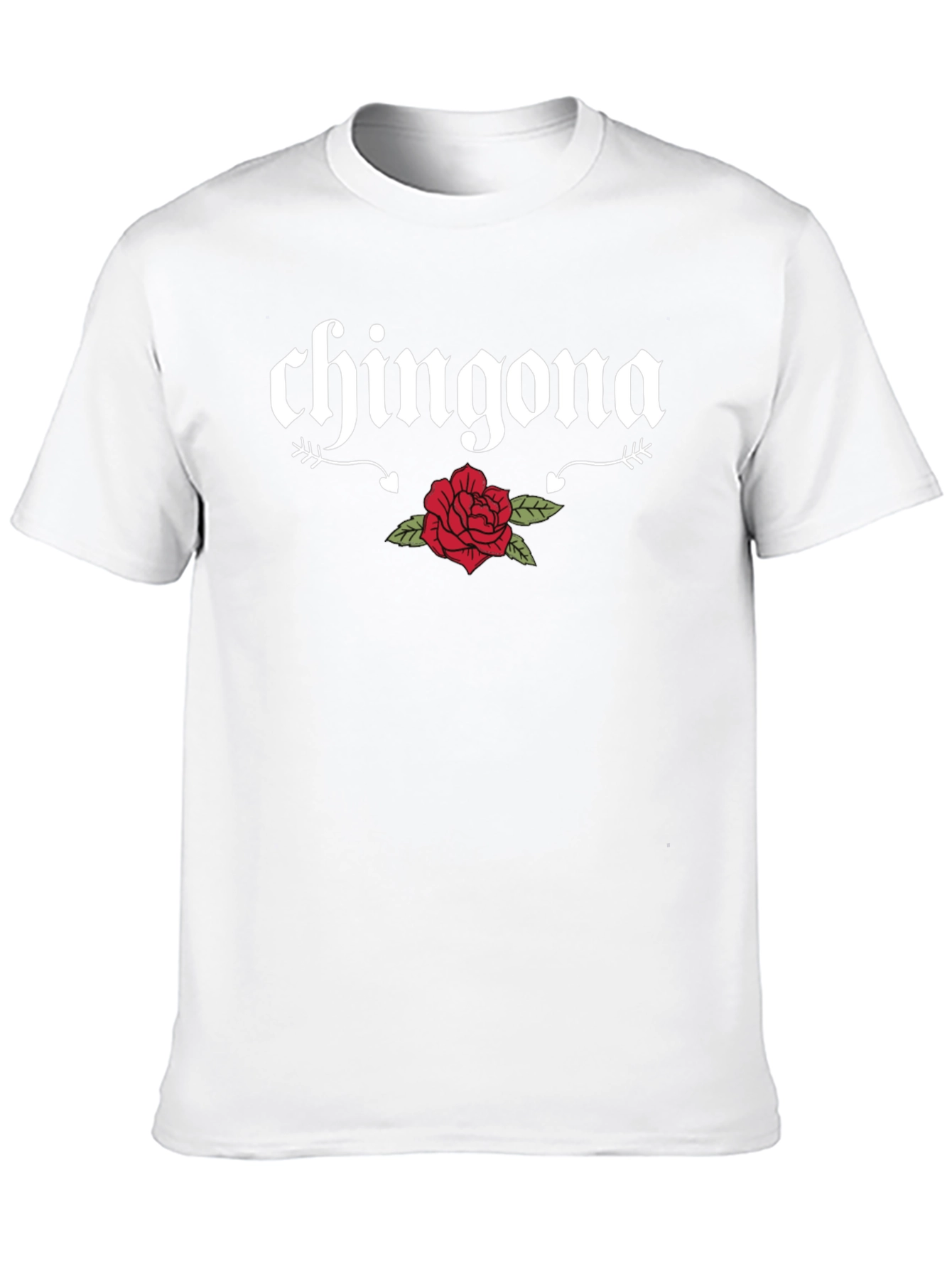 Chingona Rose Graphic Tee - Bold & Stylish