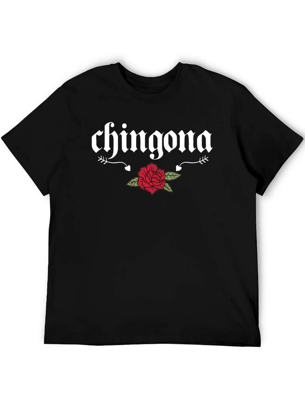 Chingona Rose Graphic Tee - Bold & Stylish