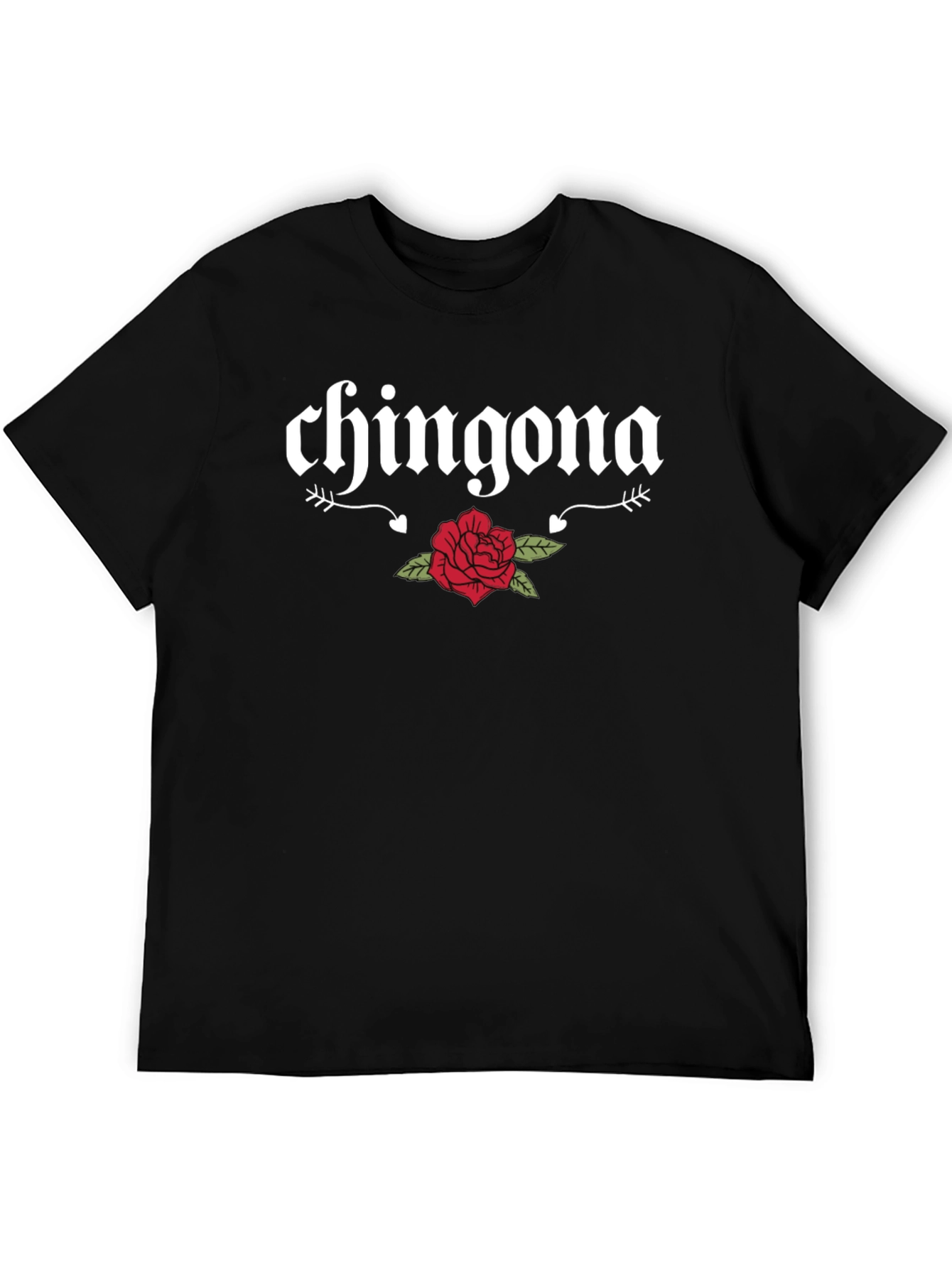 Chingona Rose Graphic Tee - Bold & Stylish