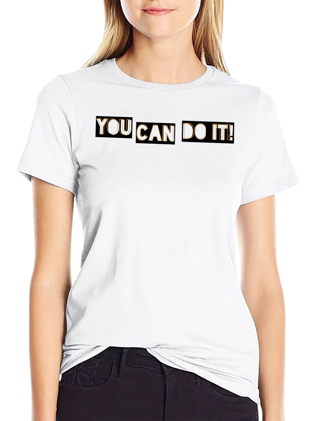 Motivational T-Shirt: You Can Do It!