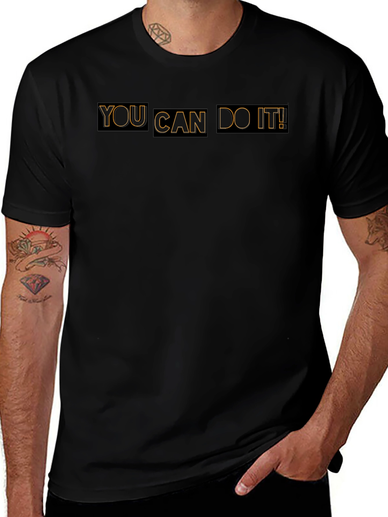 Motivational T-Shirt: You Can Do It!