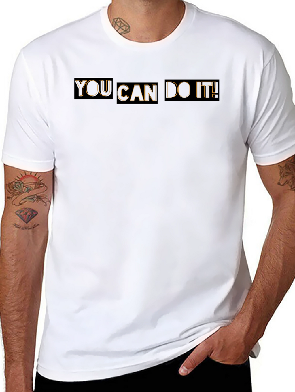 Motivational T-Shirt: You Can Do It!