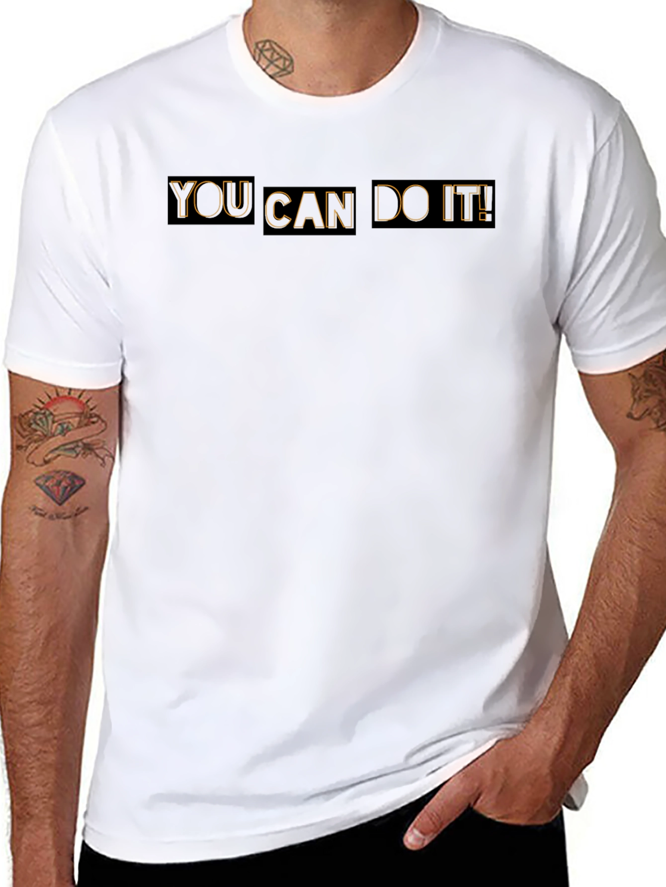 Motivational T-Shirt: You Can Do It!