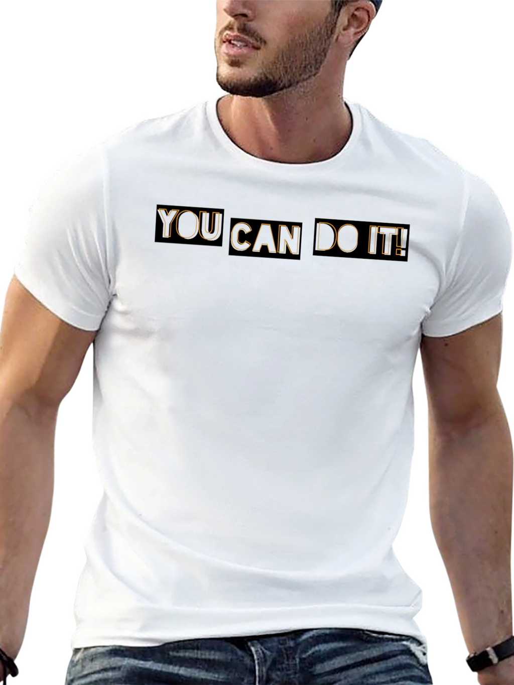 Motivational T-Shirt: You Can Do It!