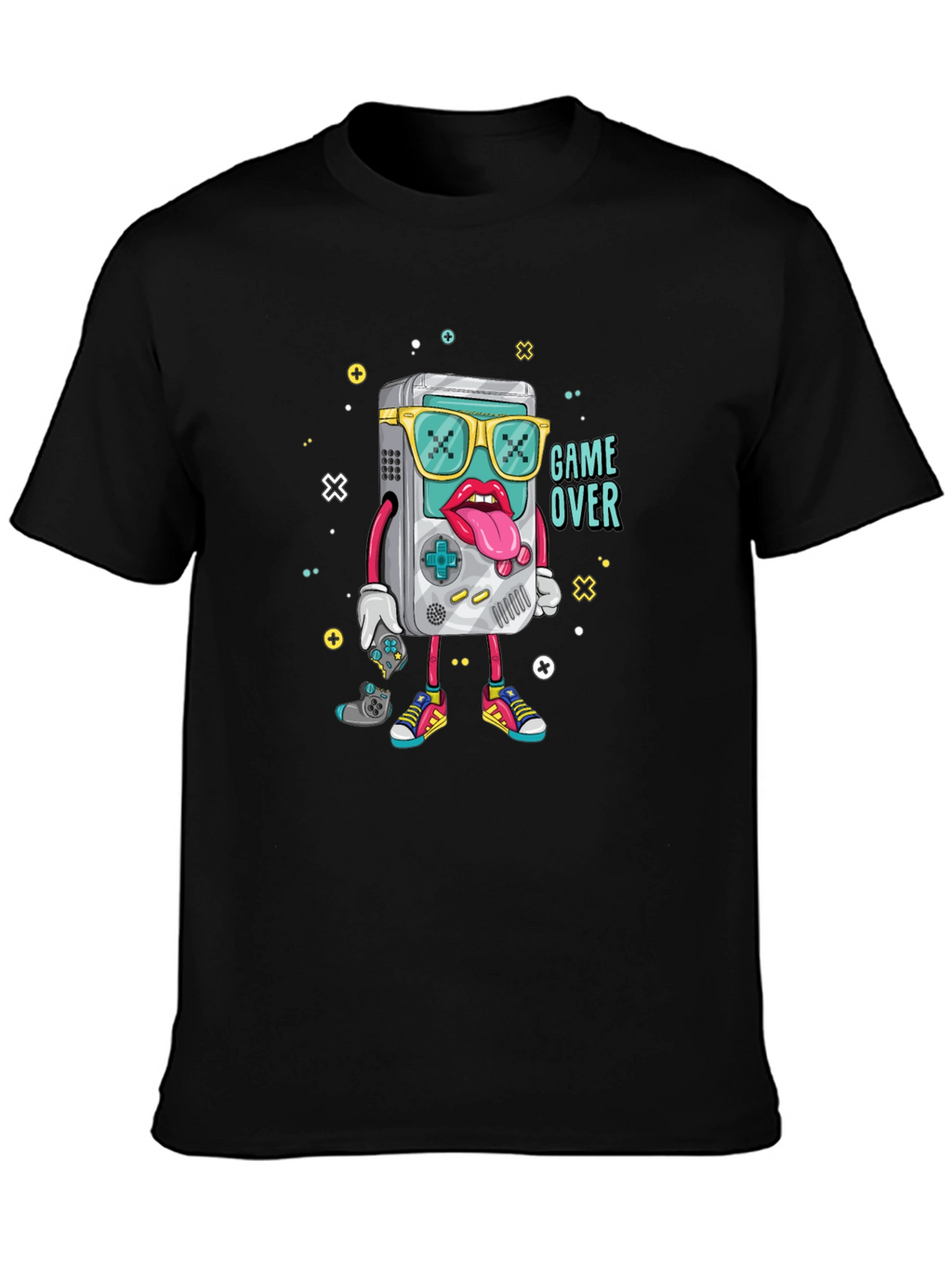 Game Over Graphic Black T-Shirt