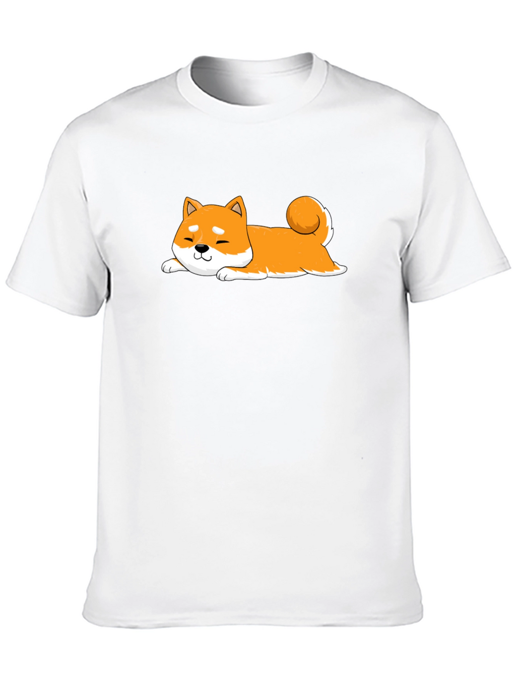Shiba Inu T-Shirt - Black Cotton Dog Tee