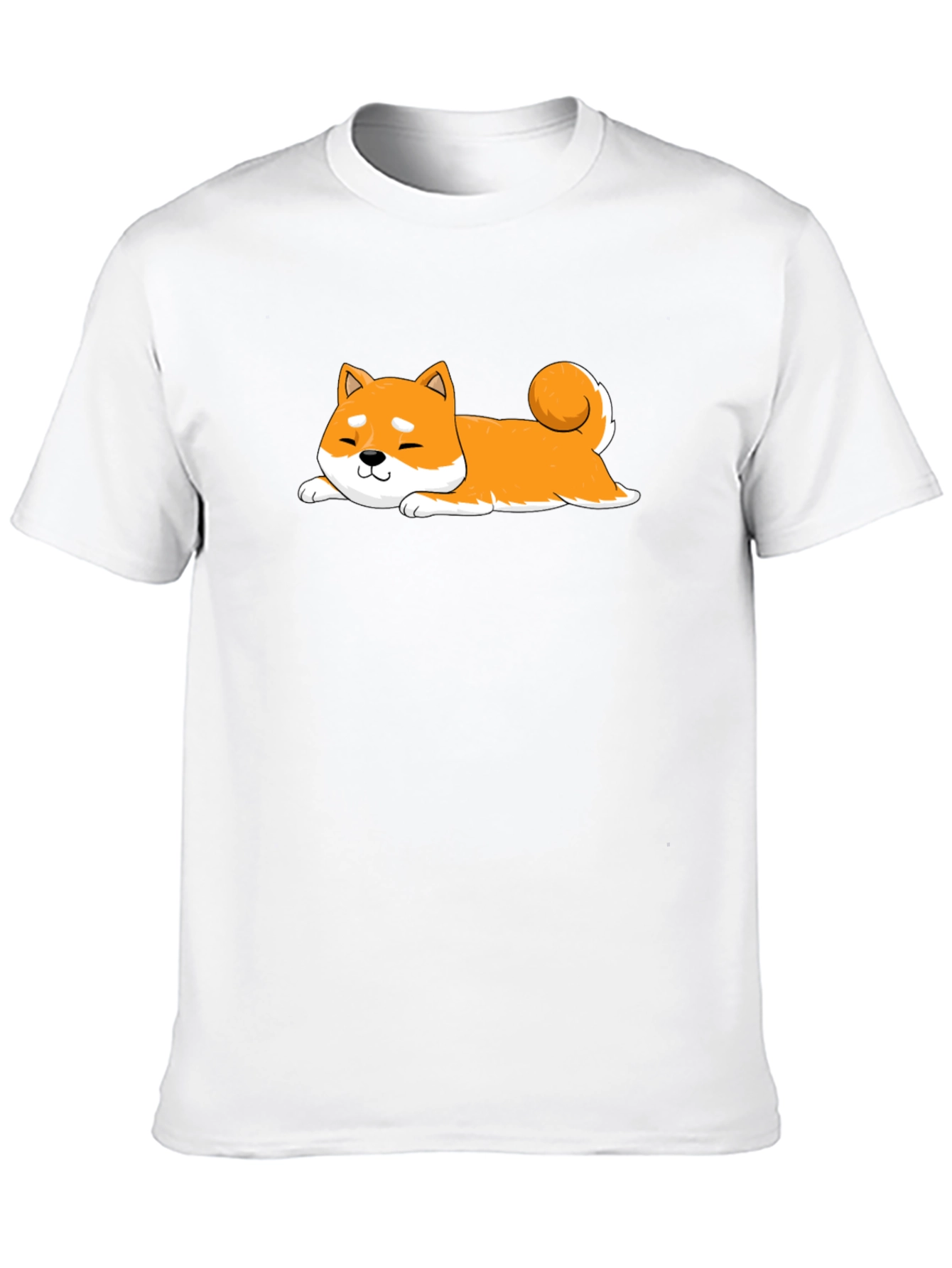 Shiba Inu T-Shirt - Black Cotton Dog Tee