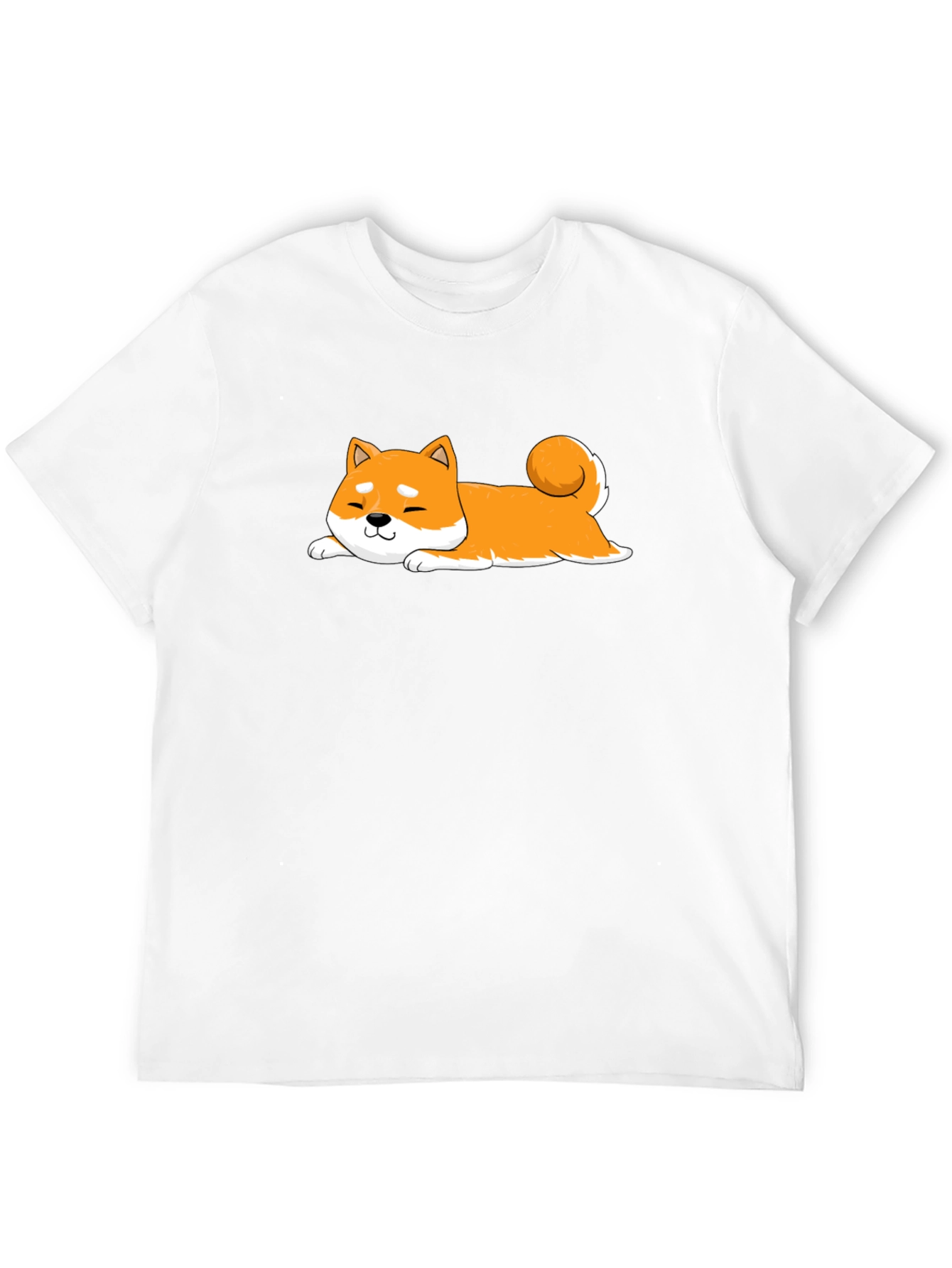 Shiba Inu T-Shirt - Black Cotton Dog Tee