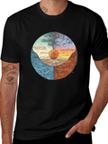 Four Elements Graphic Tee - Nature Inspired Design
