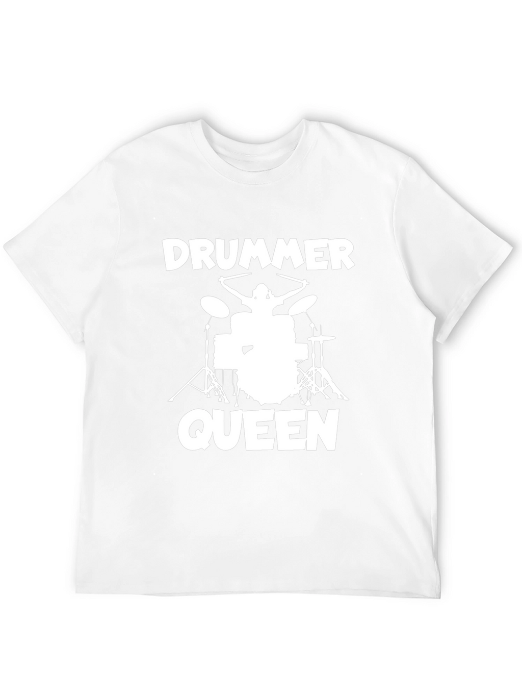Drummer Queen Graphic Tee - Music Lover T-Shirt