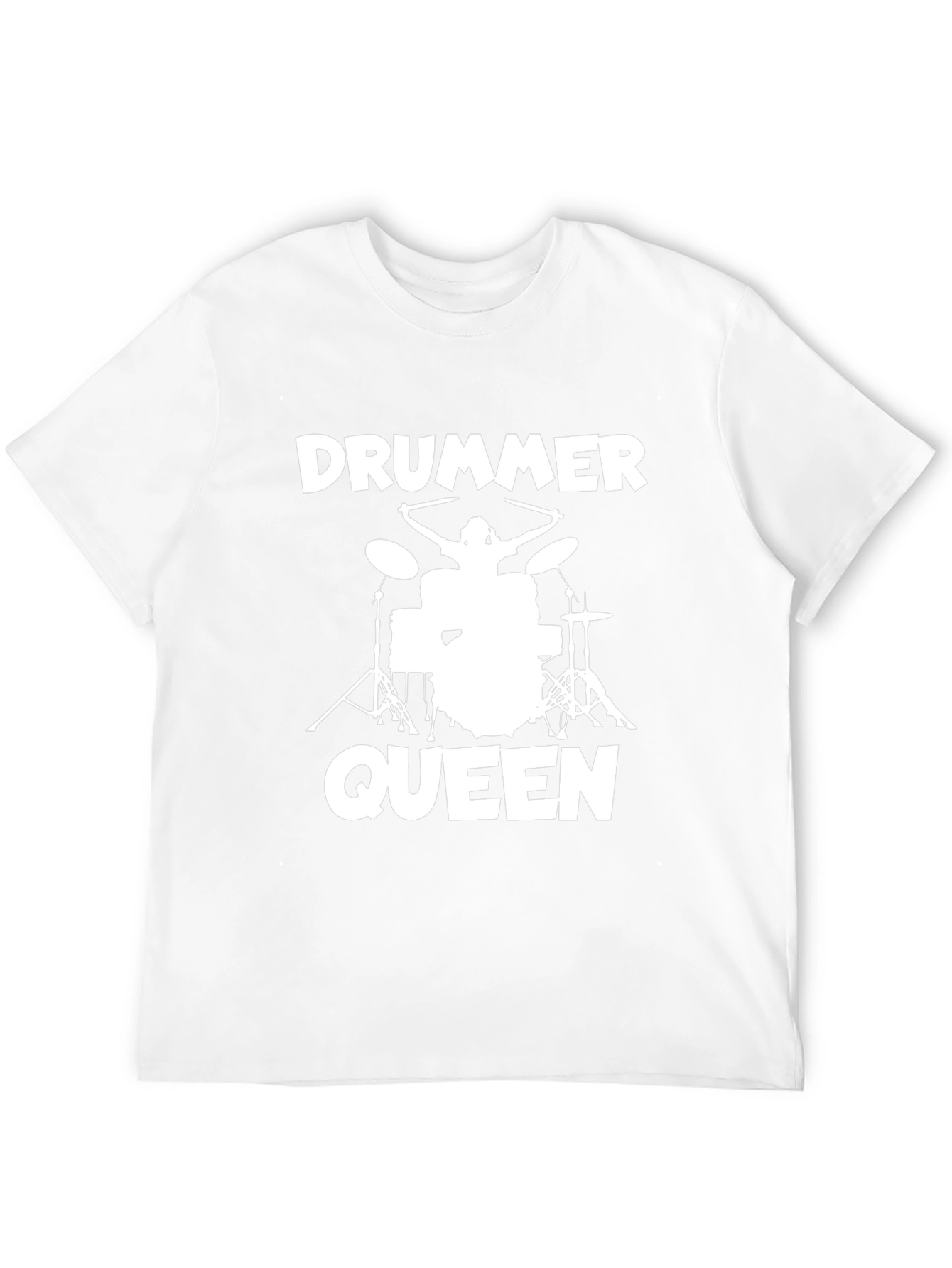 Drummer Queen Graphic Tee - Music Lover T-Shirt