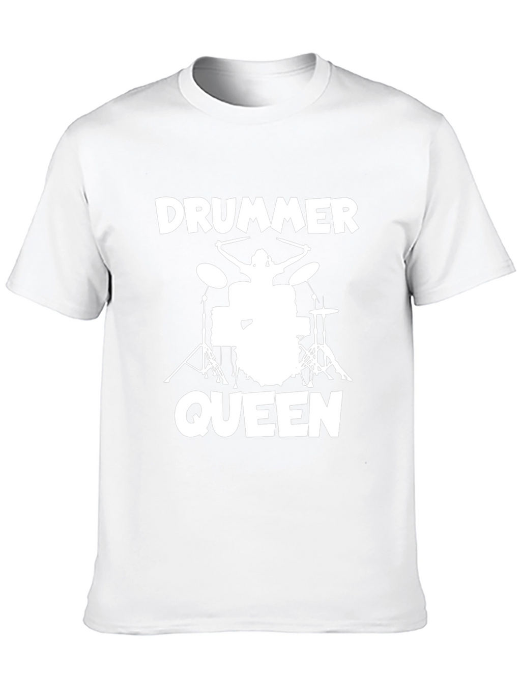 Drummer Queen Graphic Tee - Music Lover T-Shirt