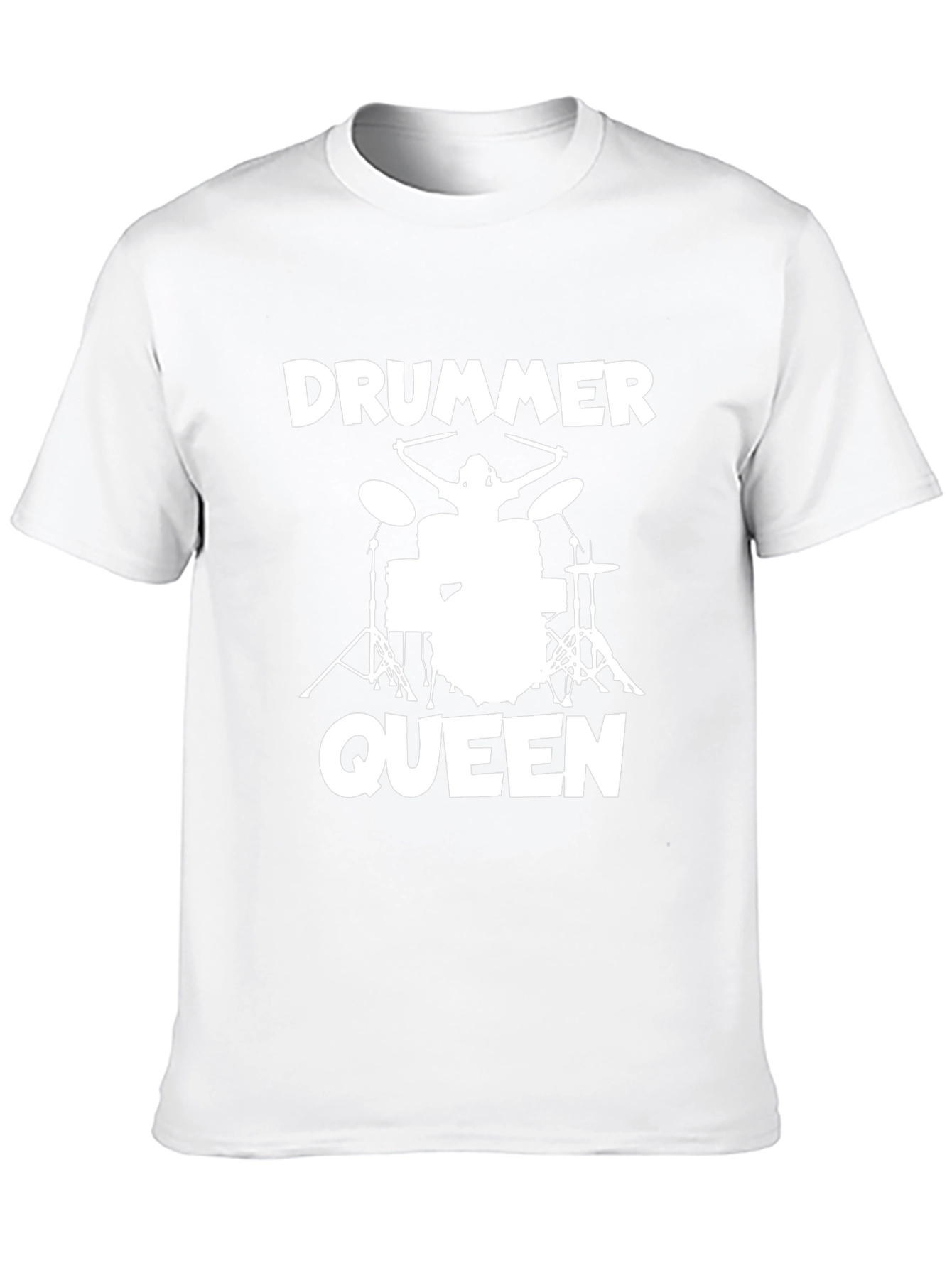 Drummer Queen Graphic Tee - Music Lover T-Shirt
