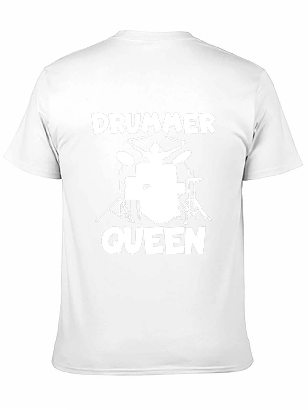 Drummer Queen Graphic Tee - Music Lover T-Shirt