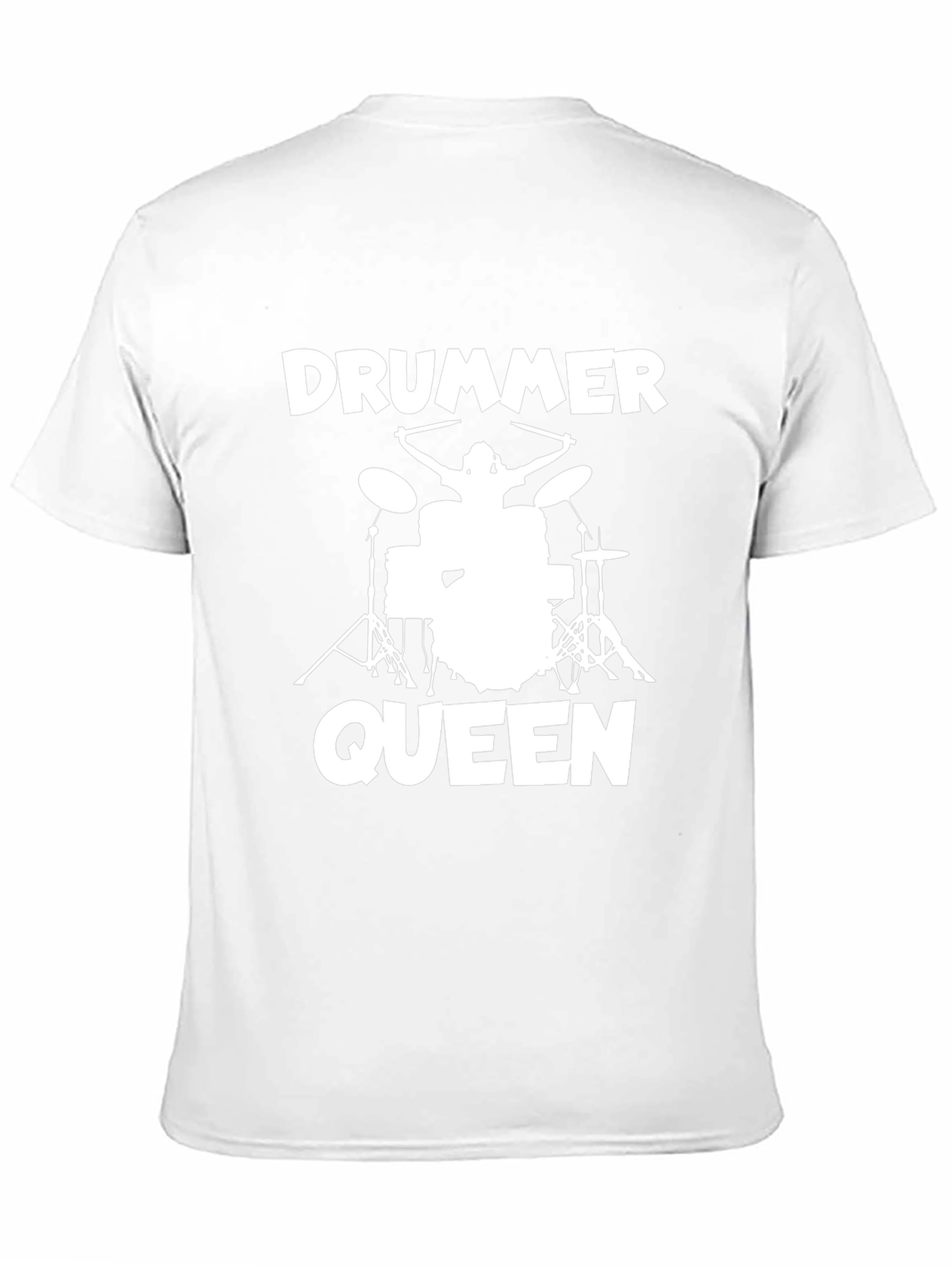 Drummer Queen Graphic Tee - Music Lover T-Shirt