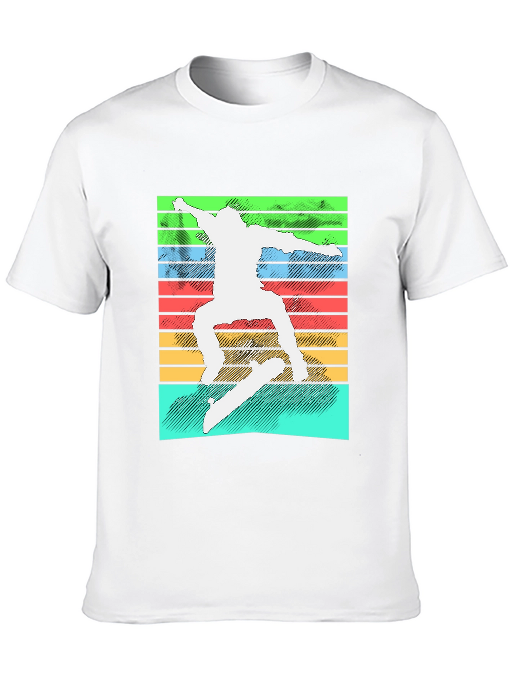 Retro Skater T-Shirt - Cool Graphic Tee