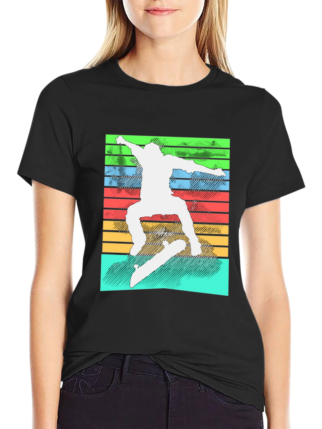 Retro Skater T-Shirt - Cool Graphic Tee
