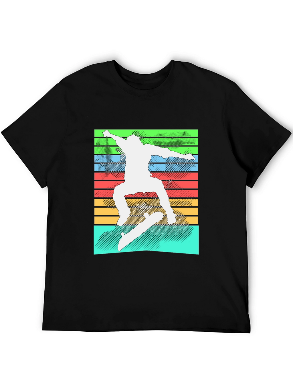 Retro Skater T-Shirt - Cool Graphic Tee