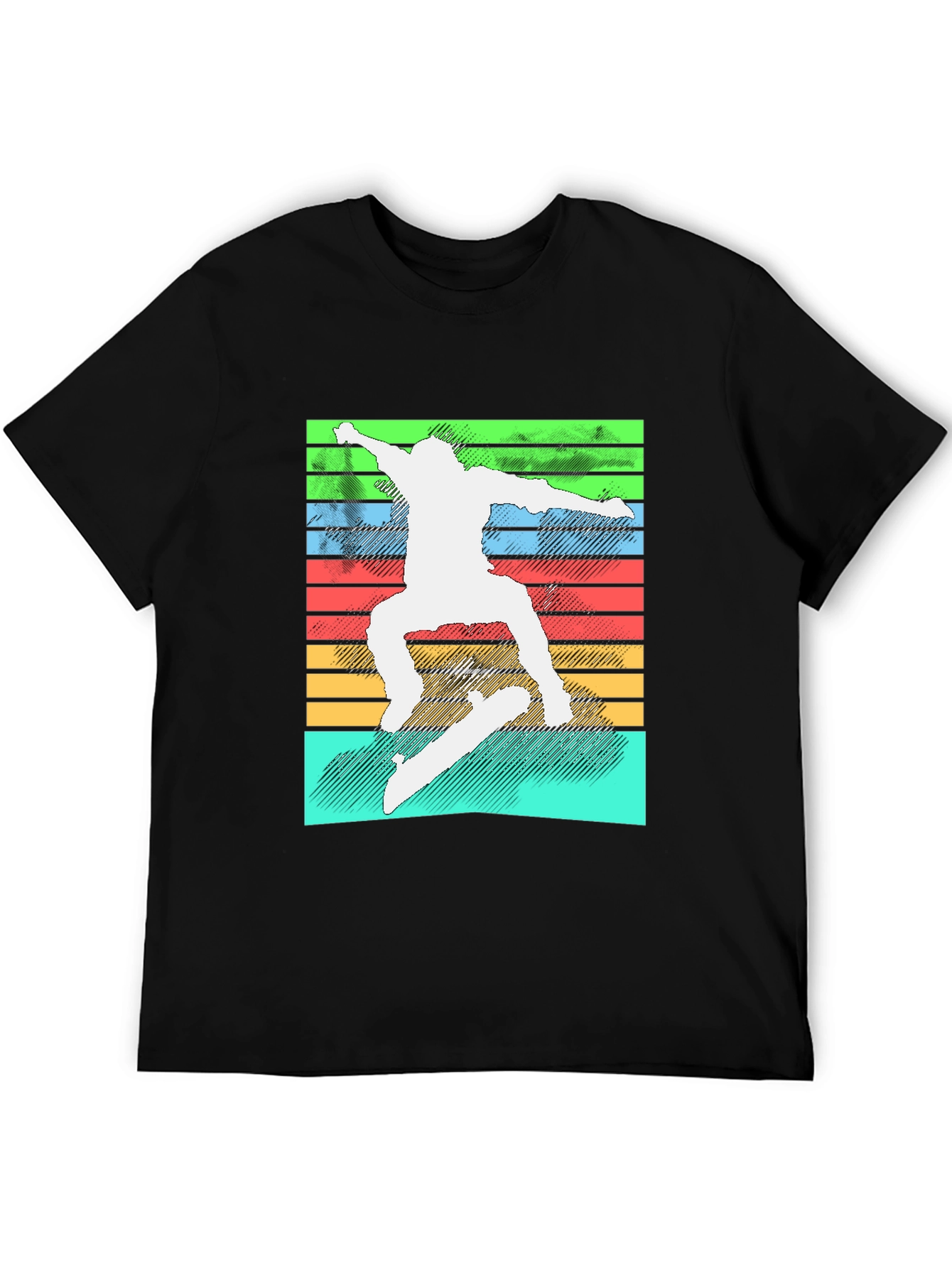 Retro Skater T-Shirt - Cool Graphic Tee