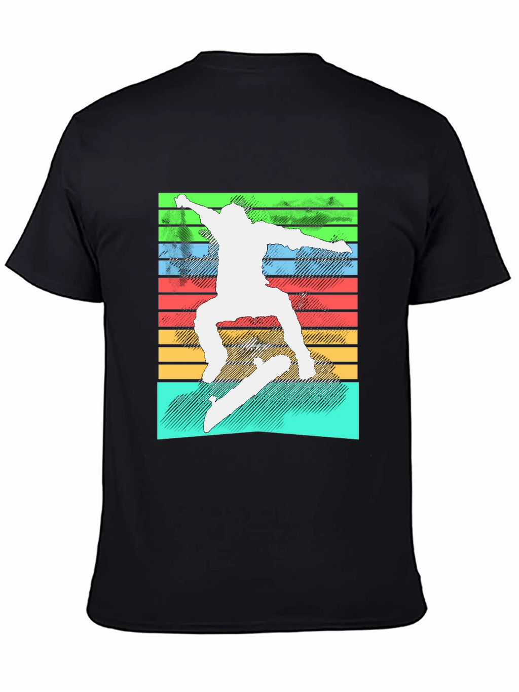 Retro Skater T-Shirt - Cool Graphic Tee