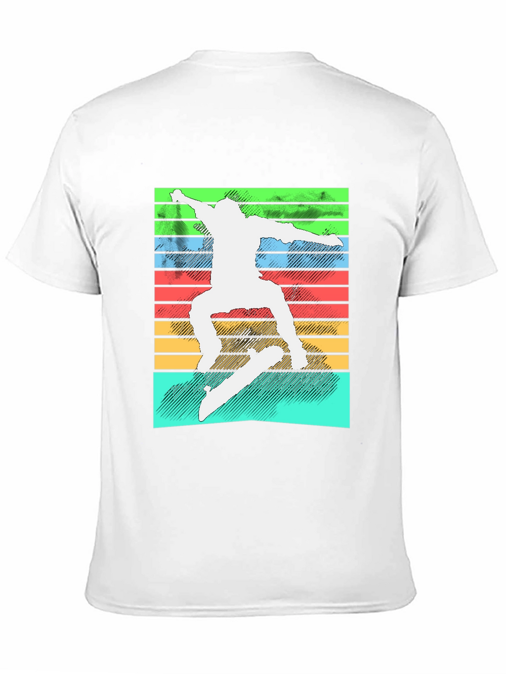 Retro Skater T-Shirt - Cool Graphic Tee
