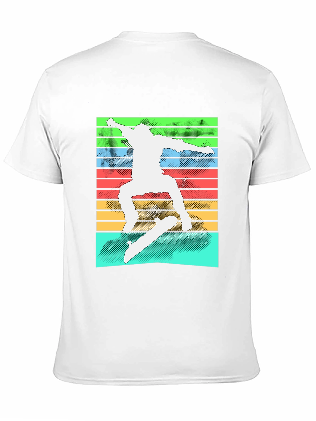 Retro Skater T-Shirt - Cool Graphic Tee