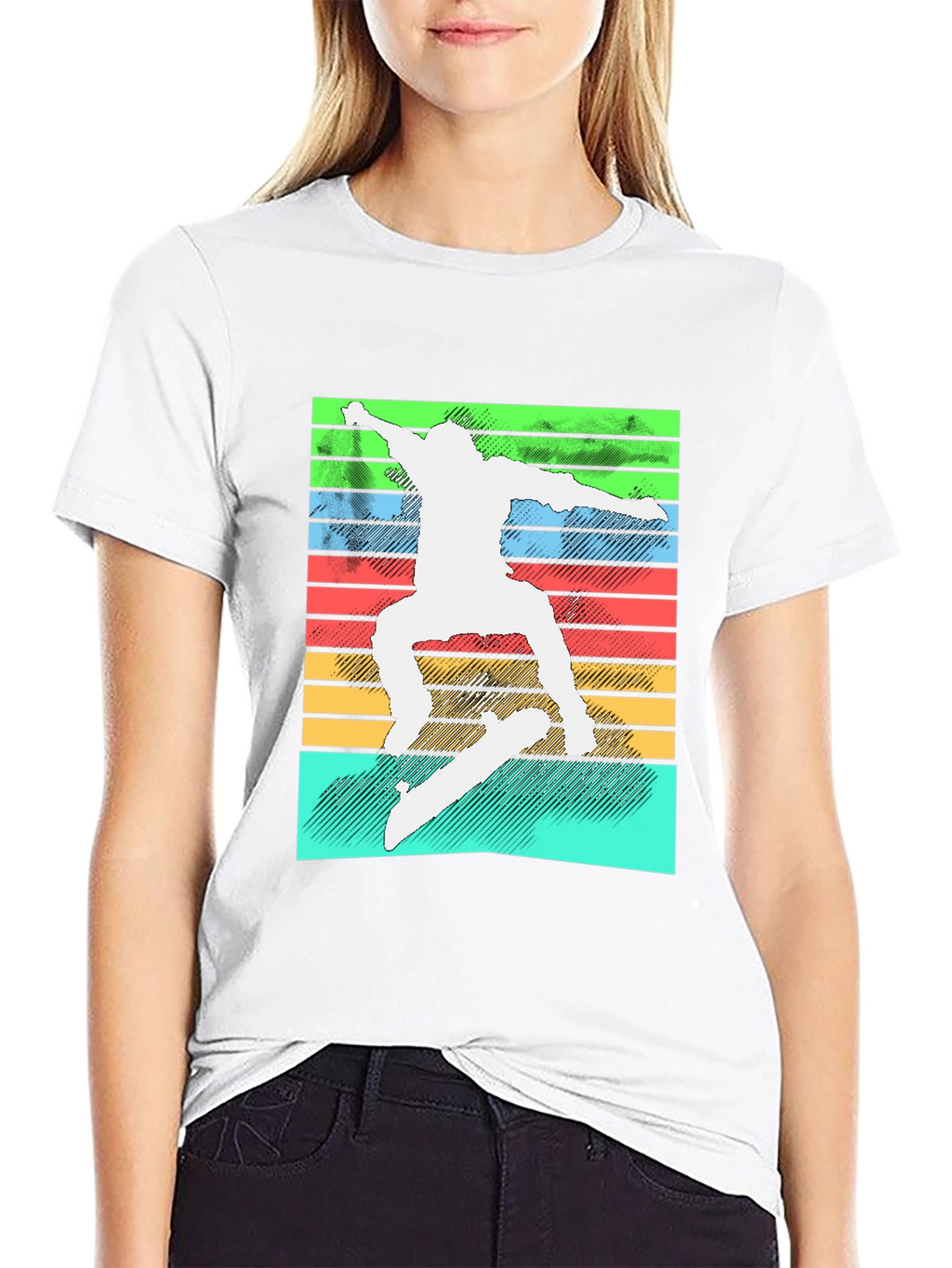 Retro Skater T-Shirt - Cool Graphic Tee