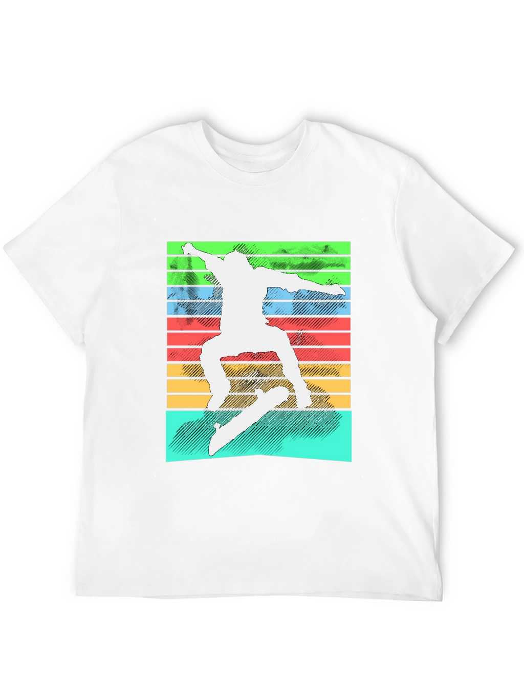 Retro Skater T-Shirt - Cool Graphic Tee