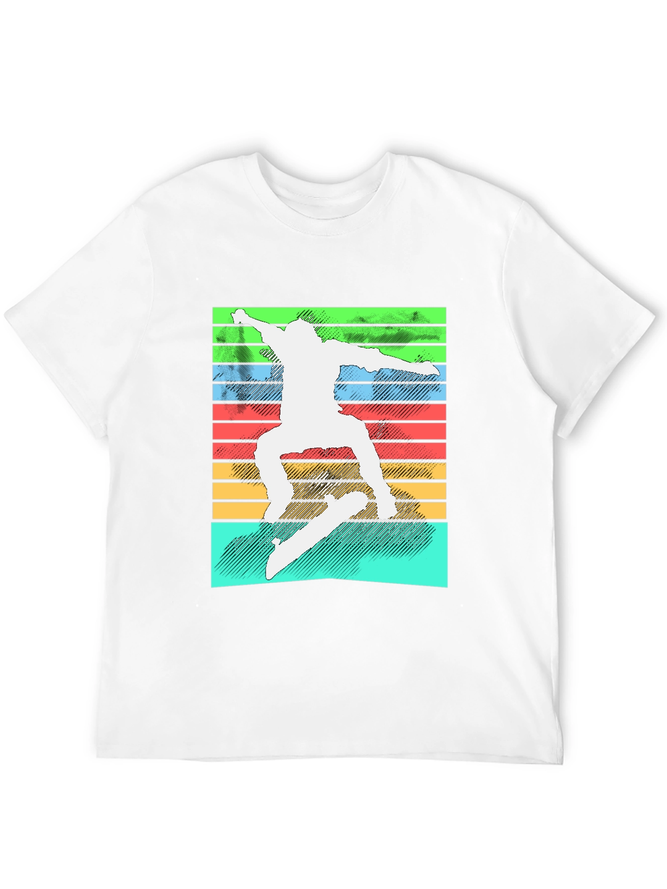 Retro Skater T-Shirt - Cool Graphic Tee