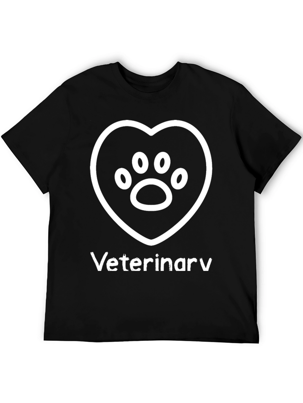 Veterinary Paw Heart T-Shirt