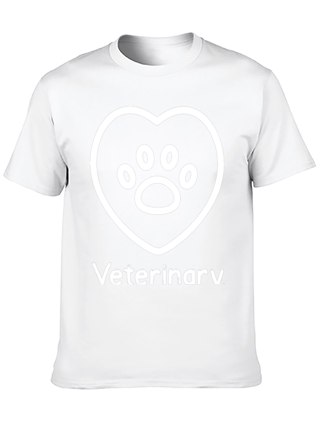Veterinary Paw Heart T-Shirt