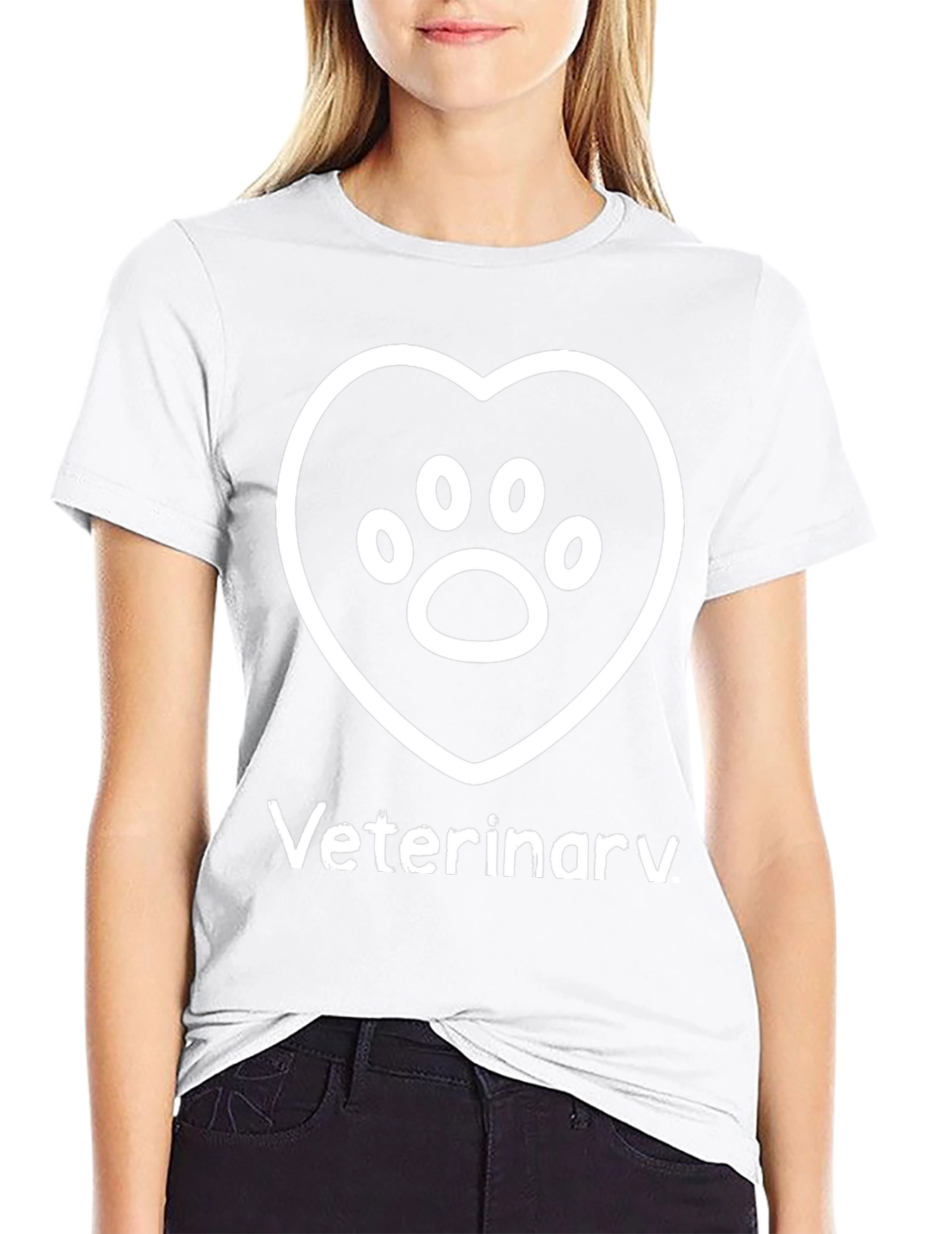 Veterinary Paw Heart T-Shirt